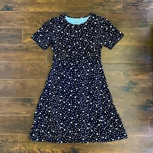 ASOS - Tea Dress - Black and White Polka Dot - US 8